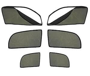 Mahindra TUV 300 Side Window Zipper Magnetic Sun Shades, Set of 6 ...