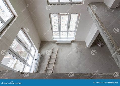 View from the Second Floor To the First Floor in a Two-story Apartment ...
