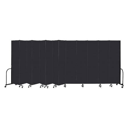 Screenflex Portable Room Divider, 13 Panel, 8 ft. H x CFSL8013-DX | Zoro