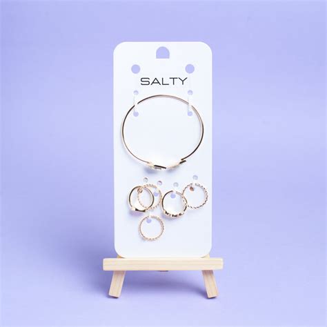 Anti Tarnish Jewelry, Earrings And Bracelet | Salty Accessories