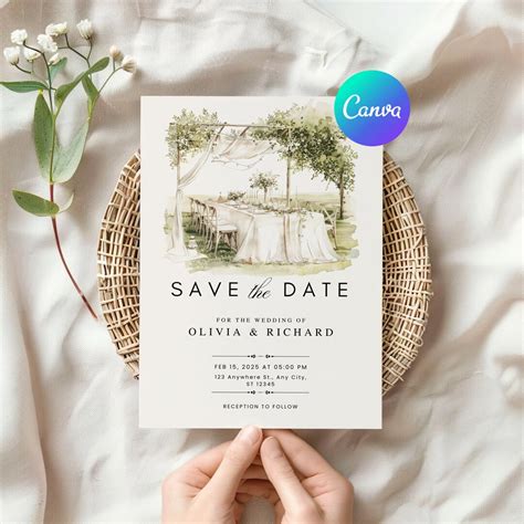 Save the Date Printable Save the Date Wedding Template Save the Date ...