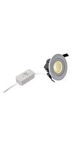Technobeam 12 Watt Cool White: 6500K LED Theta cob round Light, Spot ...
