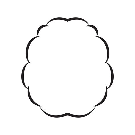 Abstract Outline of Human Brain, Simple Black and White Medical Drawing 35485919 Vector Art at ...