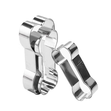 Buy GXHUANG Dog Bone Sugar Cookie Cutters Set of 3 - Stainless Steel ...