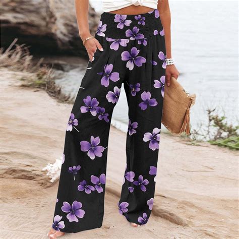 Runfenguu Golf Pants Women, Baggy Pants Women Women Casual Comfortable ...