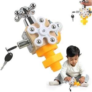 Kidology 7-in-1 Montessori Busy Board for Toddlers Wooden Sensory Busy ...