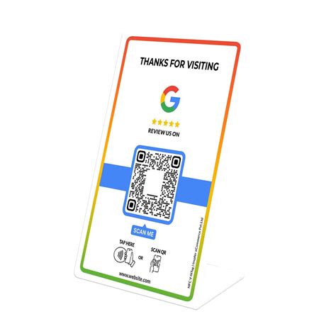 Buy NFC + QR Code Google Review Stand in Kerala – Sticker Kada