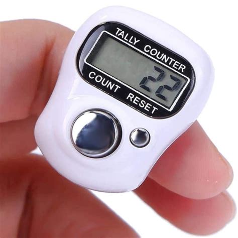 Digital Finger Ring Tally Counter | Mini Click Counter for Prayer, Med ...