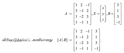 அசமப்படித்தான நேரியச் சமன்பாடுகள் (Non – homogeneous Linear Equation ...