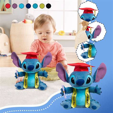 2025 Lilo & Stitch Graduation Plush Toys, 12 Inch Kawaii Stitch Stuffed ...