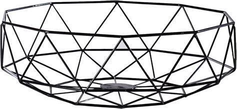 Buy Torre & Tagus 902293A Diamond Deco Metal Bowl, Black Online at ...