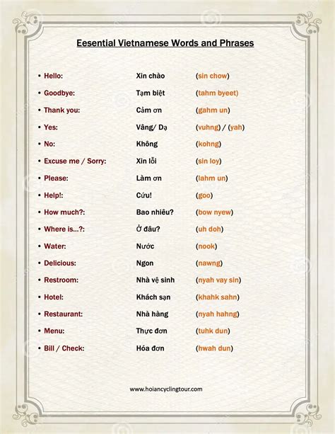 Common Vietnamese Words And Phrases Our Guide To Vietnamese Internet