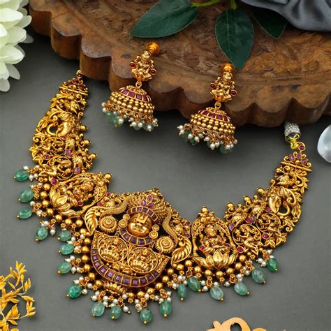Buy Bridal Artificial Necklace Sets Online | Premium Gold Plated ...