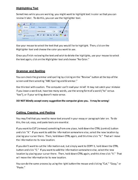 Image result for Microsoft Word Basic Tutorial Paragraph for Practice
