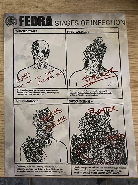 The Last of Us Stages of Infection - Etsy Canada