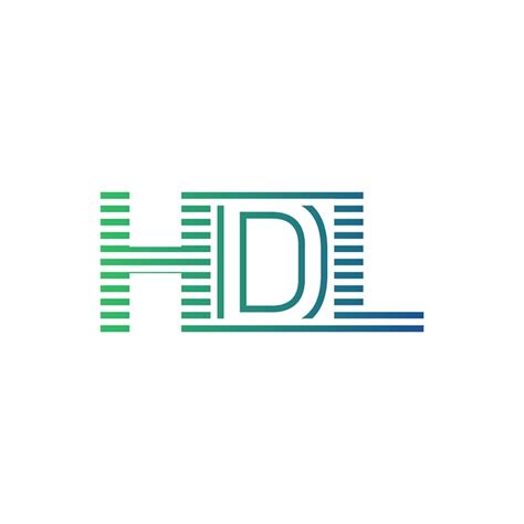 Modern hdl logo design letter hdl minimalist professional and versatile ...