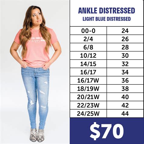 Lularoe Denim Size Chart - Educational Chart Resources