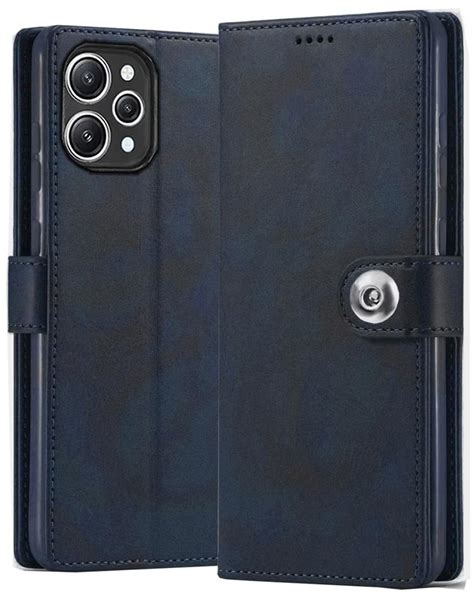 SHINESTAR Ultimate Leather Finish Flip Back Cover for Mi Redmi 12 5G ...