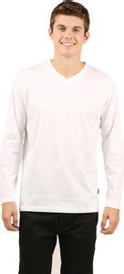 White V Neck T Shirts - Buy White V Neck T Shirts online at Best Prices ...