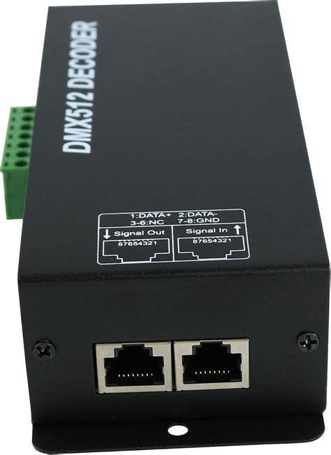 Buy DMX 512 LED Decoder Controller for RGB Tape Strip Light Dimmer ...