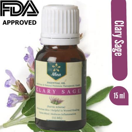 Buy NHEA CLARY SAGE ESSENTIAL OIL 100% PURE | 15ML Online & Get Upto 60 ...