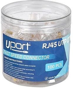 STORITE Cat6 RJ45 Modular Plugs (100 Pack) for Ethernet Cable ...