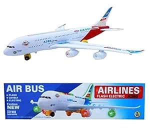Toys Hub Airbus Airplane Model Toys with Loud Musical Flashing Light ...