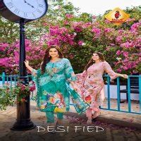 DESI FIED BY SHRUTI SUIT COTTON LINEN FULL STITCH DIGITAL PRINT SALWAR ...