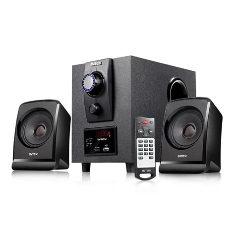 Intex BOOM-1666 Auxiliary, Bluetooth Deep Bass Home Theater with ...