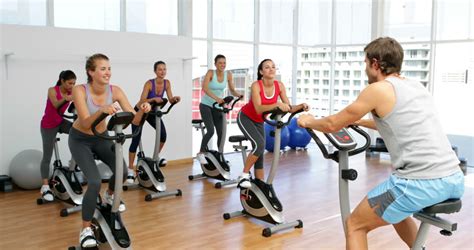 Spinning Class in Fitness Studio Stock Footage Video (100% Royalty-free) 5918123 | Shutterstock