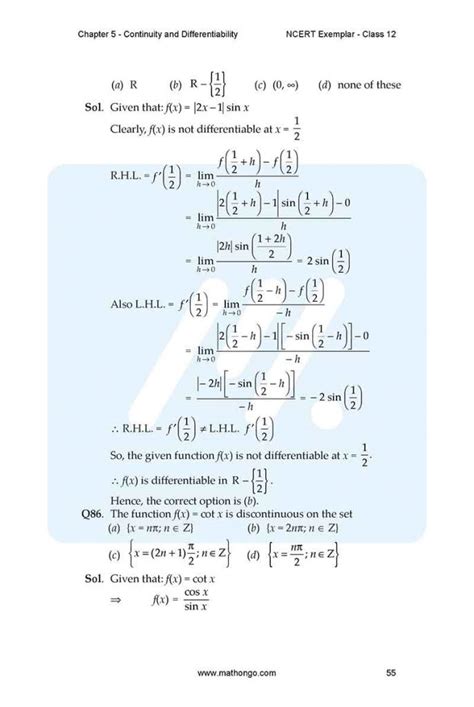 Image result for Class 12 Maths Chapter 5 One Shot