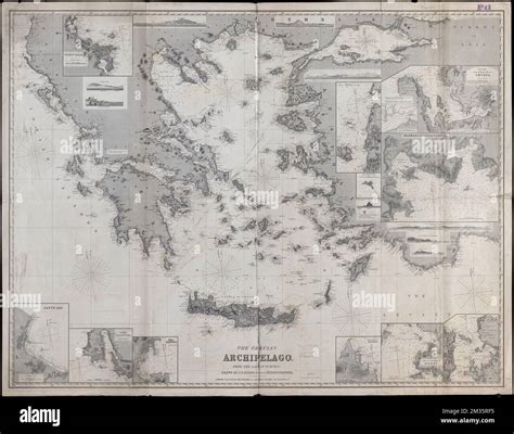 The Grecian archipelago, from the latest surveys , Greece, Maps ...