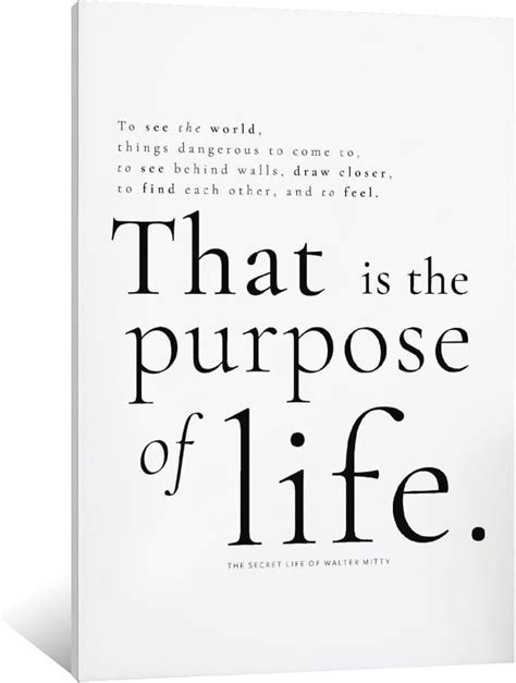 Amazon.com: The Secret Life Of Walter Mitty, Movie Quote, Film Wall Art ...