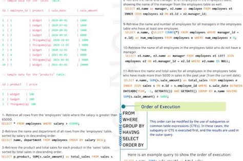 Image result for SQL Statements Quick Guide