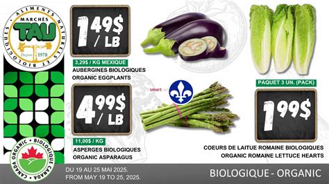 Marches Tau Produce Flyer May 19 to 25