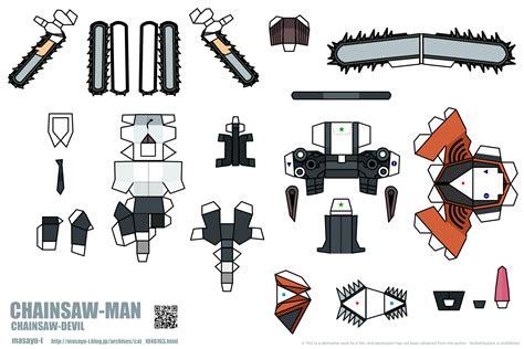 DIY Chainsaw Man Papercraft – So Easy, Anyone Can Make It! - paper hOles