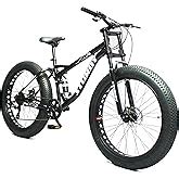 Buy STURDY BIKES Fat Bike with 26X4 Inch Tyres 21 Speed Gears ...