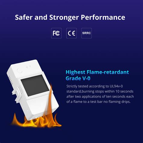 SONOFF POWR320D 20A Smart Wi-Fi Power Meter – Energy Monitoring Switch