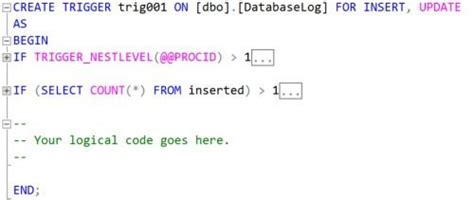 Triggers SQL Server Update 的图像结果