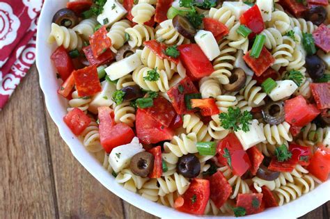 Pepperoni Pizza Pasta Salad - The Daring Gourmet