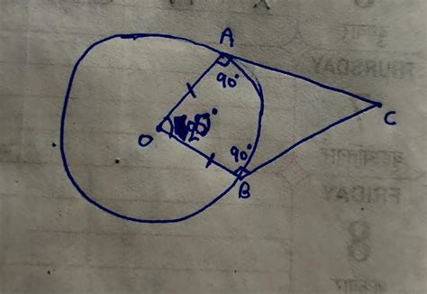 if angle between two radii of circle is 120°, the angle between the ...