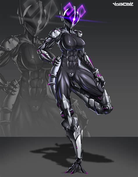 Commission - Warframe Sexy Robot OC Design by ichimoral on DeviantArt