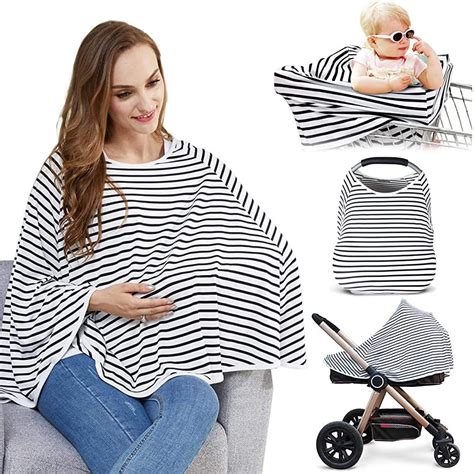 Buy ZIBUYU® Mother Breast Feeding Cover Breathable Material 360 ...