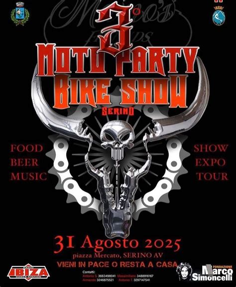 3° MOTO PARTY BIKE SHOW, Serino (Av), Napoli, 31 August 2025 | AllEvents
