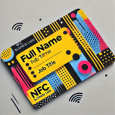 Vibrant Personalized NFC Smart Card – Digital Card – Nita Kreations
