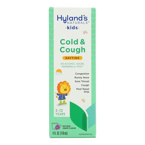 Hylands Homeopathic Cold n Cough - 4 Kids - Grape - 4 oz - Hey Pharma