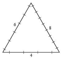 In an equilateral triangle PQR, side PQ is divided in 4 equal parts ...