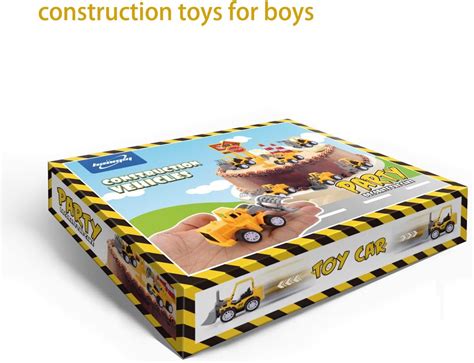 Buy haomsj 17PCS Construction Party Favors Birthday Party Supplies Mini ...