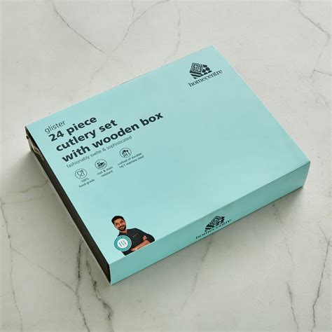 Buy Glister Beret 24Pcs Stainless Steel Cutlery Set with Box from Home ...