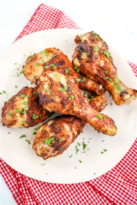 The BEST Air Fryer Drumsticks Recipe | Delightful E Made